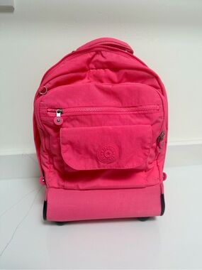 Kipling Bright Pink Backpack